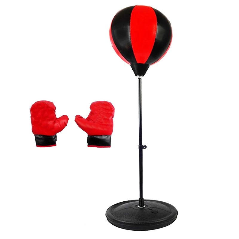 کیسه بوکس ایستاده وای سی تویز کد yc856 به همراه دستکش